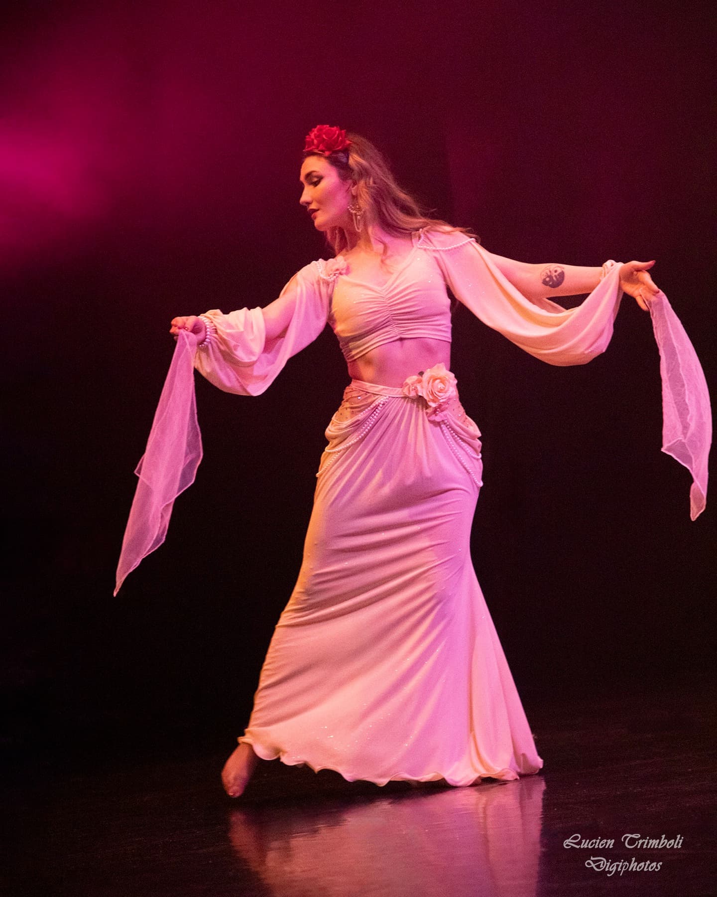 Marie Lafon en performance